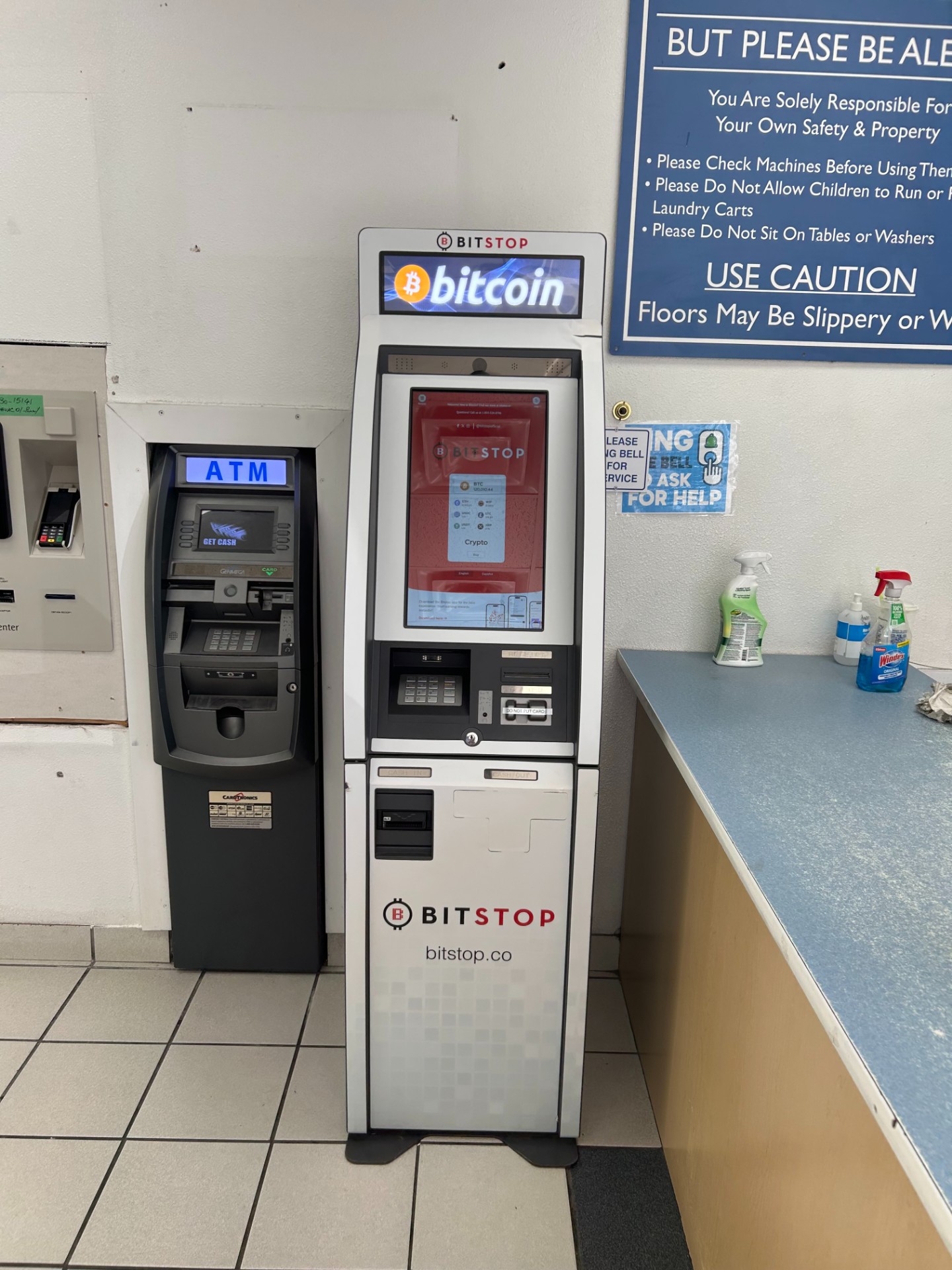 Bitcoin ATM at Linen Fresh Laundry - San Mateo Blvd in Albuquerque